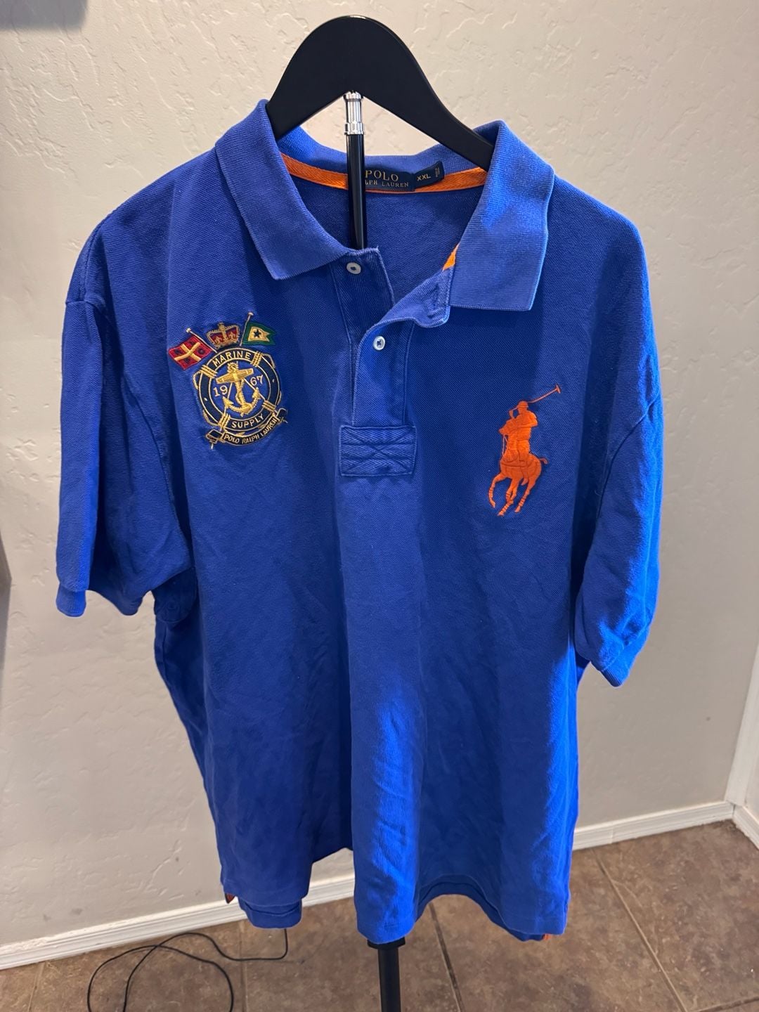 Polo Ralph Lauren Marine Supply 1967 Big Pony Polo Size XXL Blue 2
