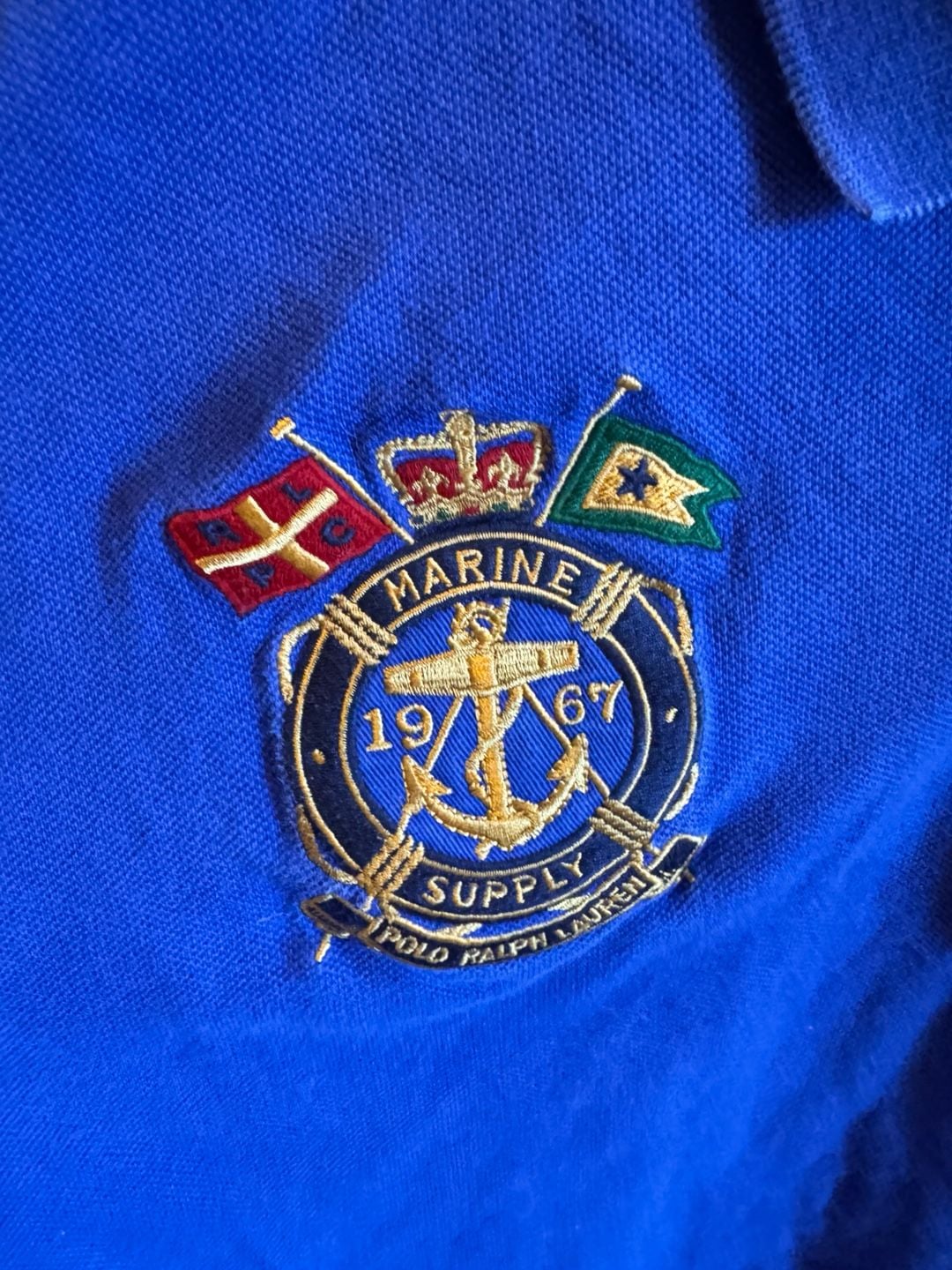 Polo Ralph Lauren Marine Supply 1967 Big Pony Polo Size XXL Blue 5