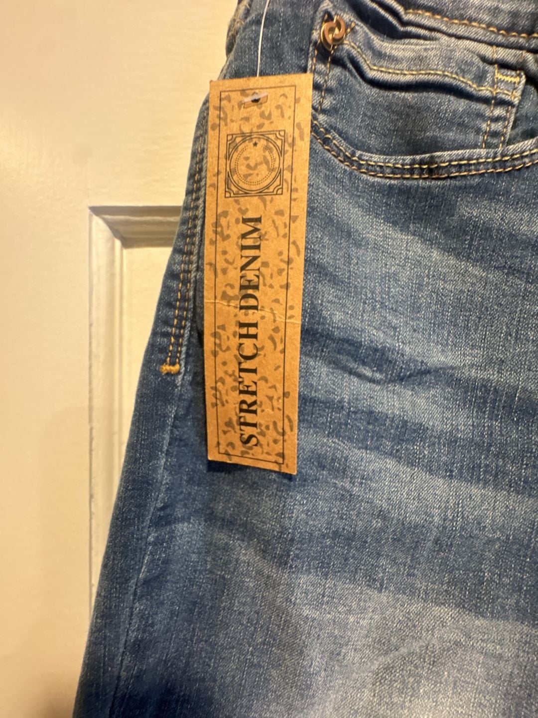 Denizen Levi's Bermuda Denim Shorts Size 8 Light Wash Stretch 5