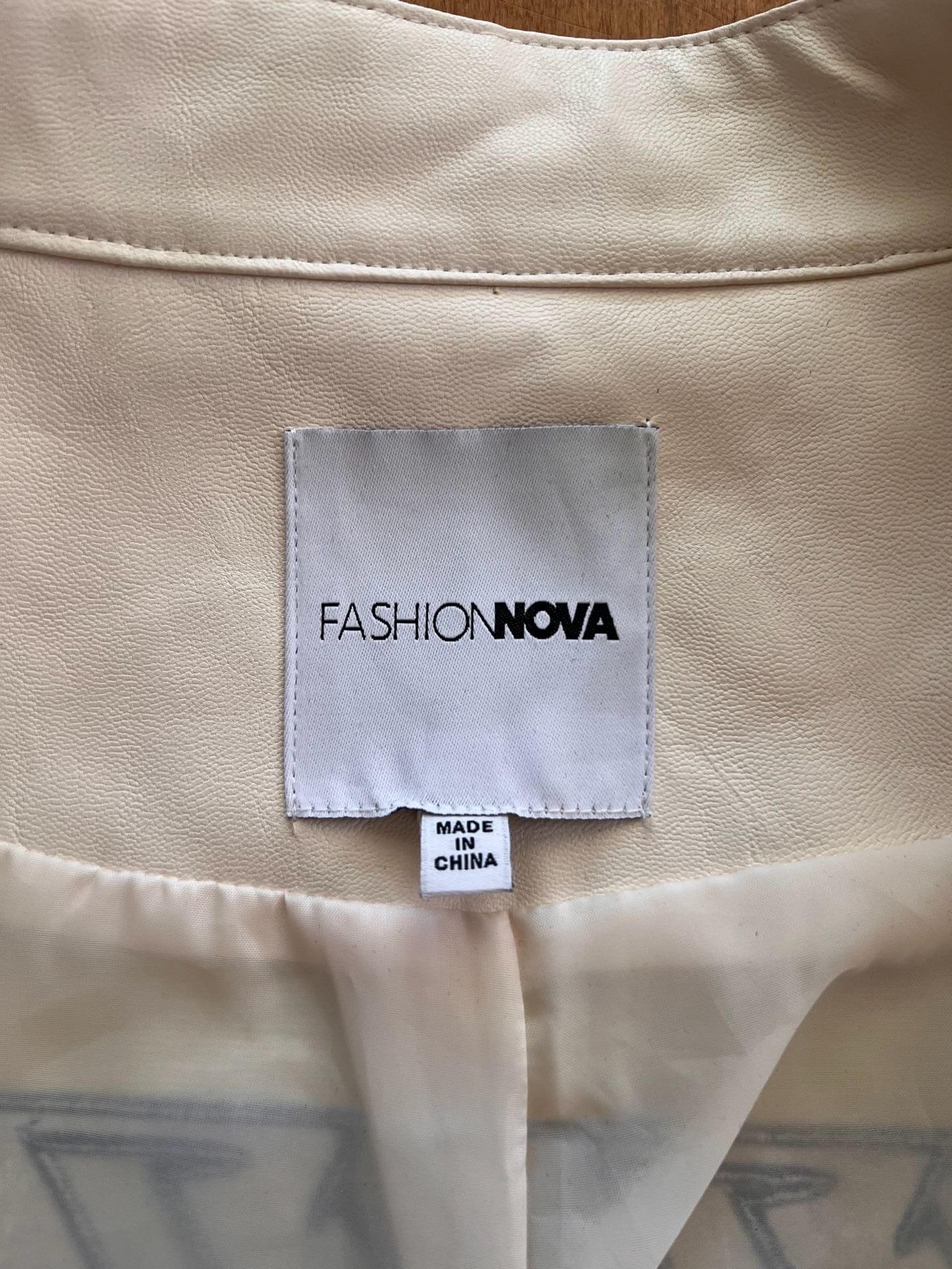 Y2K Fashion Nova Monaco Cropped Jacket Size XL 8