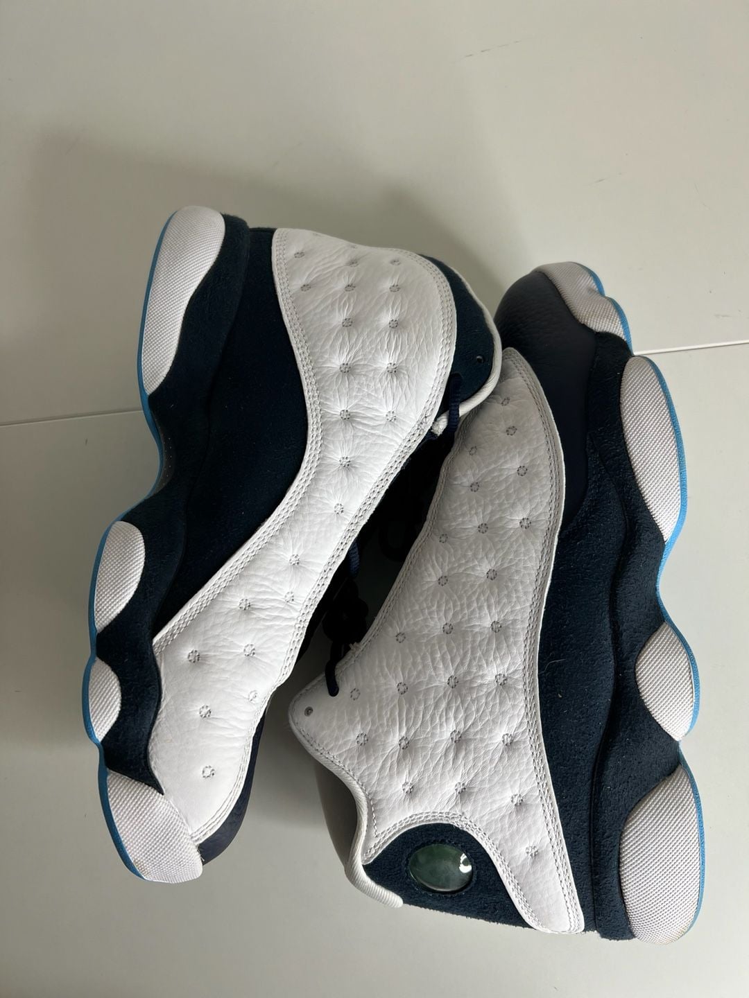 Jordan Air Jordan 13 Retro Size 9 Obsidian Powder Blue White Sneakers 6