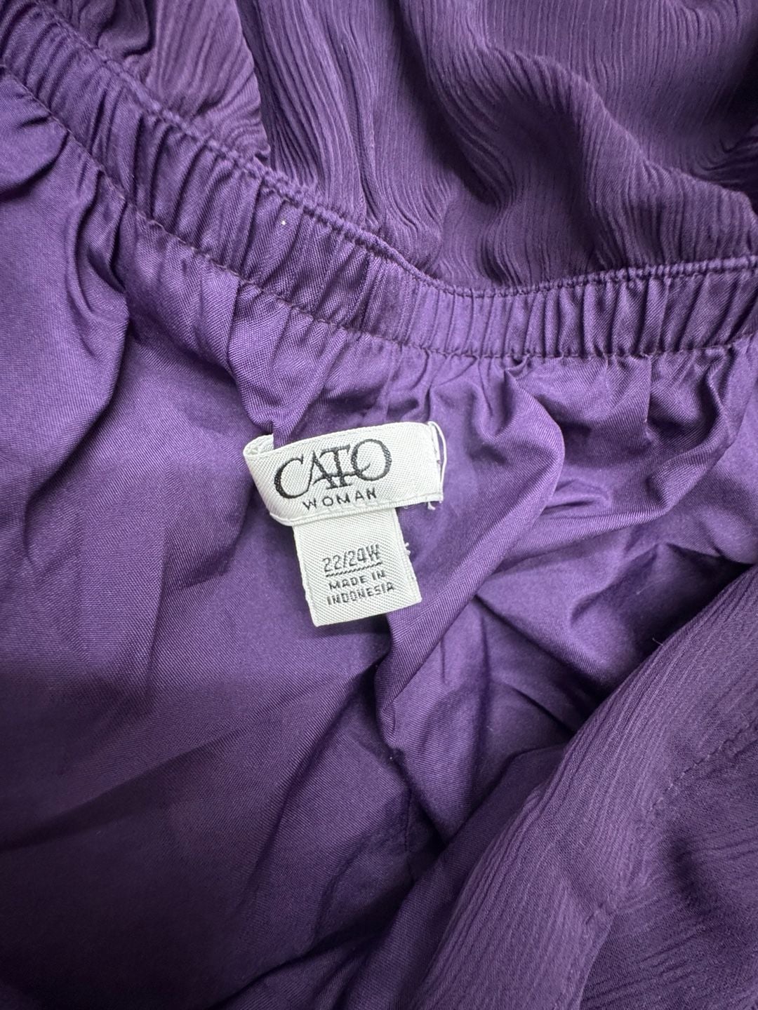 Cato Woman Skirt Size 22/24W Purple Flowy A-Line 3