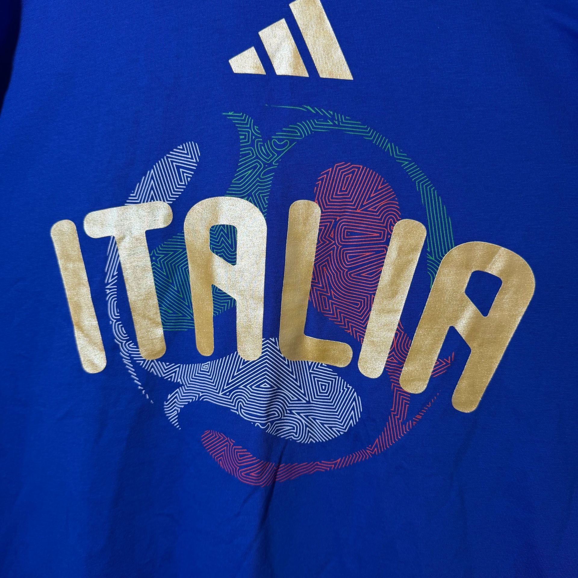 Adidas FIFA World Cup 26 Italy T-Shirt Size L Bold Blue 4