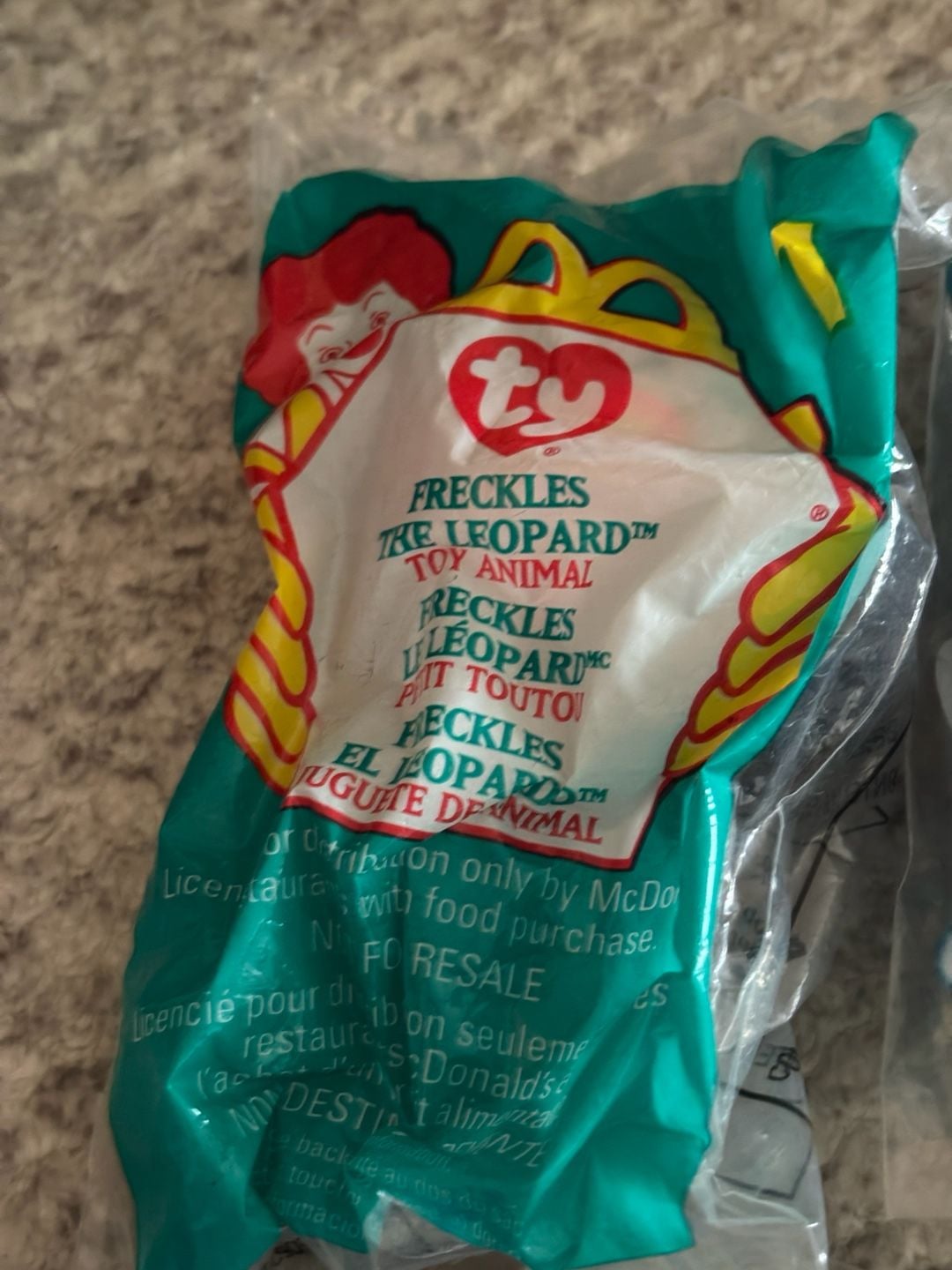 Ty Beanie Babies McDonald's Teenie Beanie Lot Of 7 Sealed Vintage 2