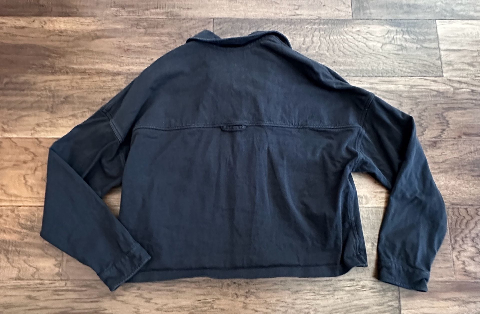 Vuori Mackenzie Cropped Shirt Jacket Black 9
