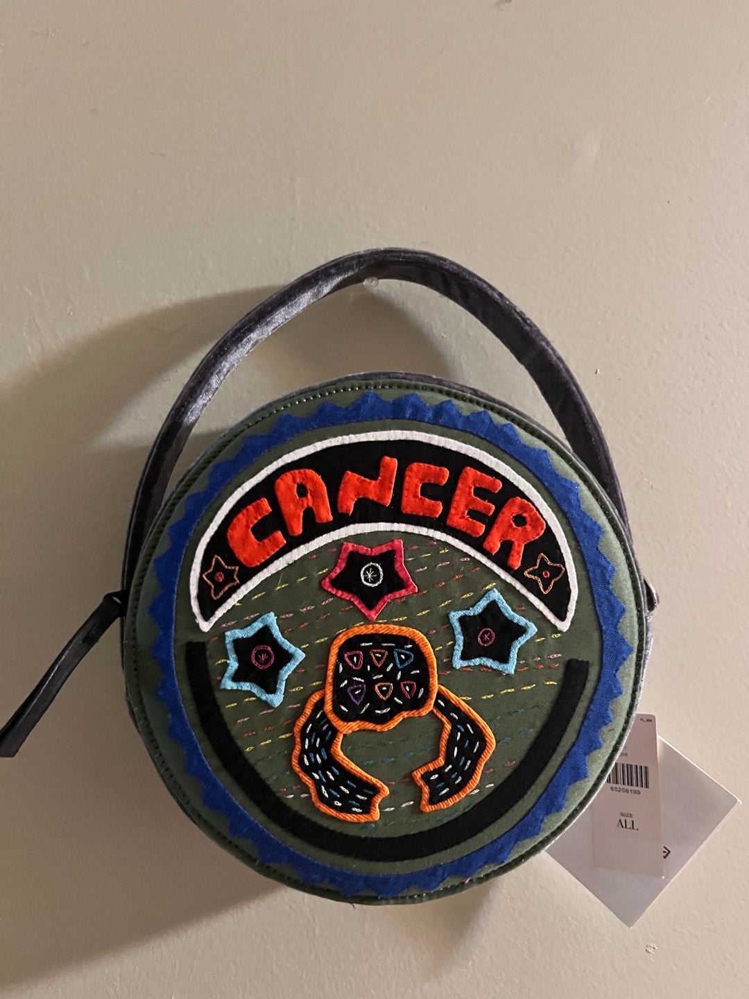 Anthropologie Cancer Mola Sasa Zodiac Clutch + Embroidered Journal Bundle 8