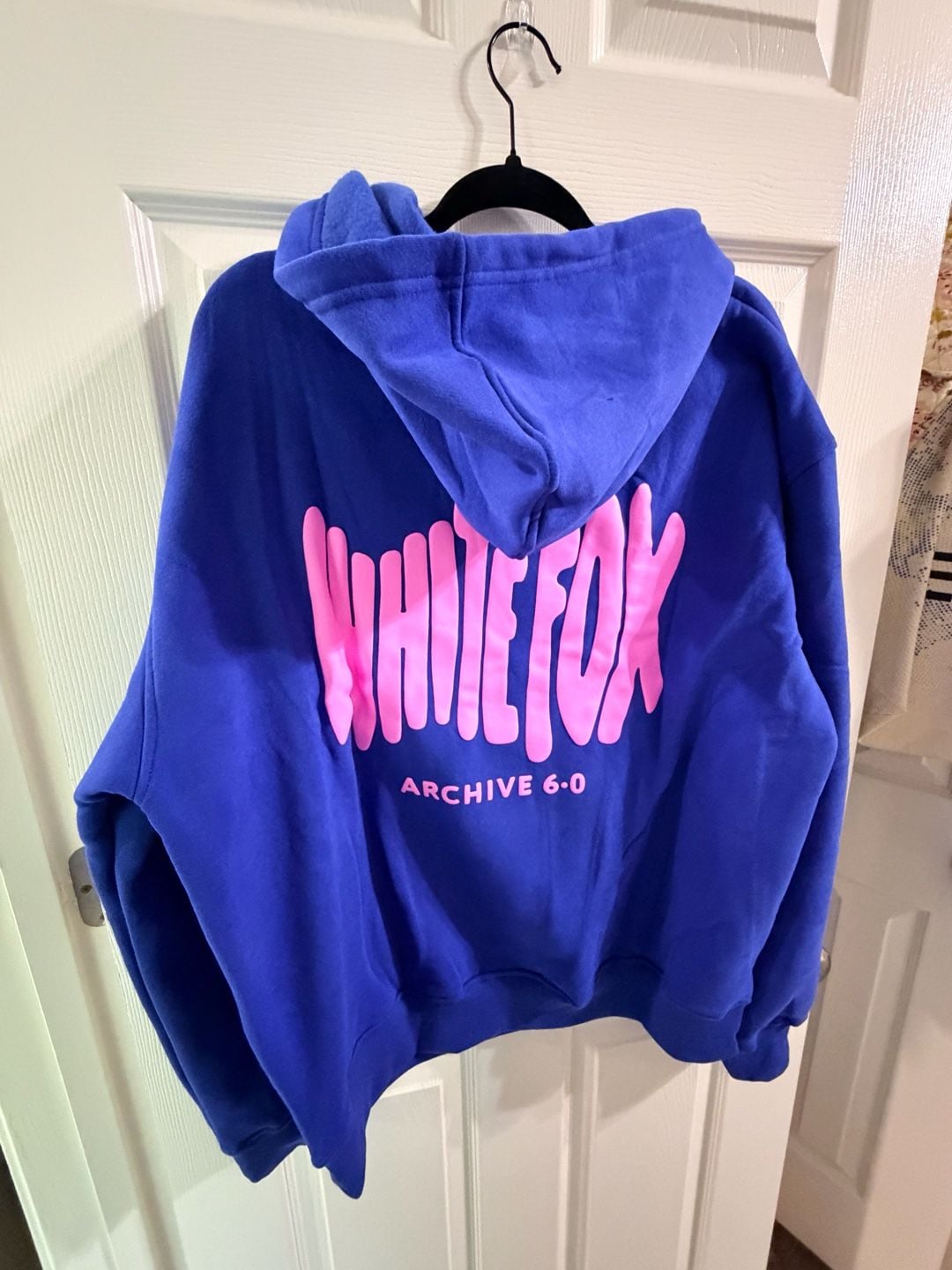 White Fox Archive 6.0 Malibu Blue Pink Oversize hoodie 6
