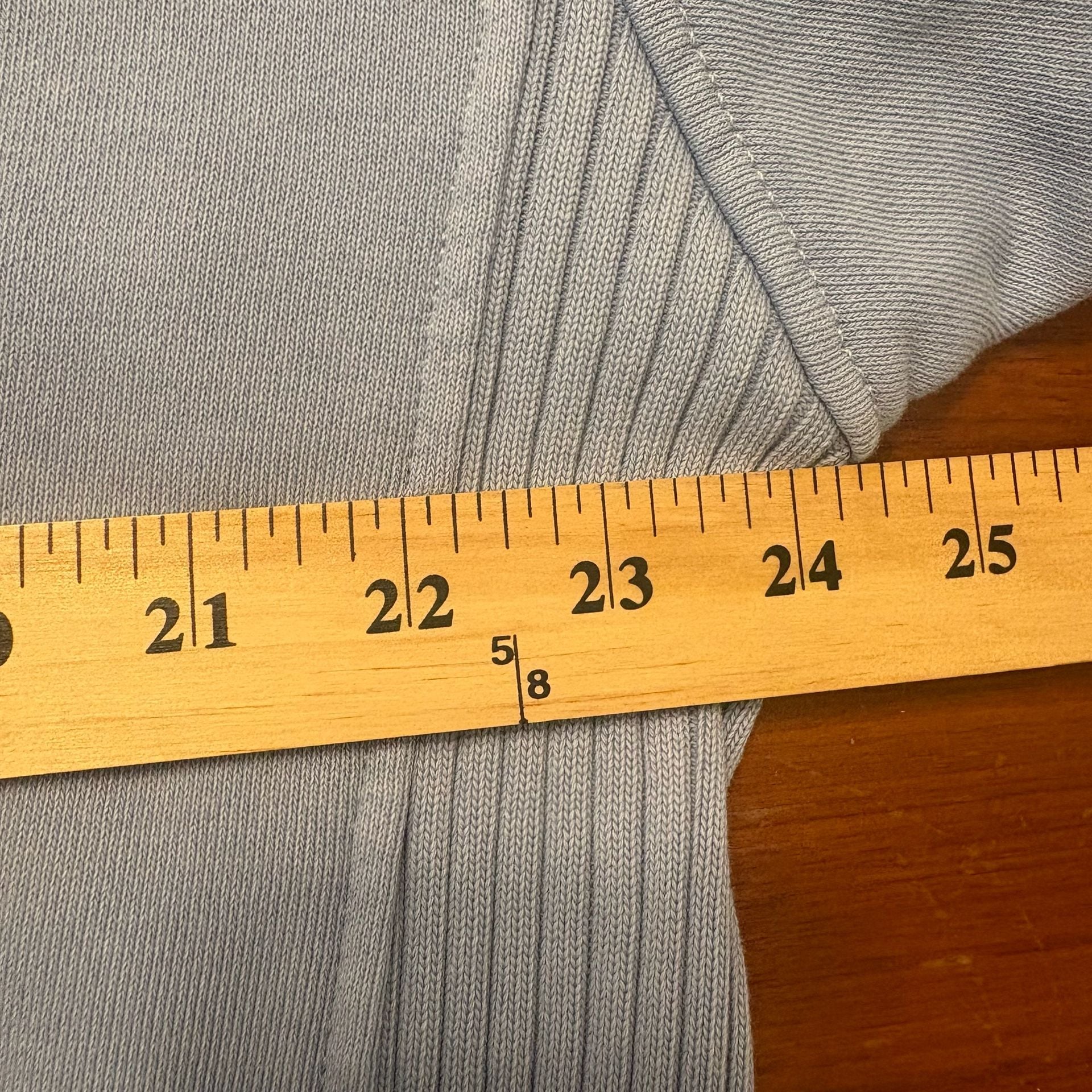 Aerie Oversized Crewneck Sweatshirt Small Blue Periwinkle Y2K 2000s Slouchy 7