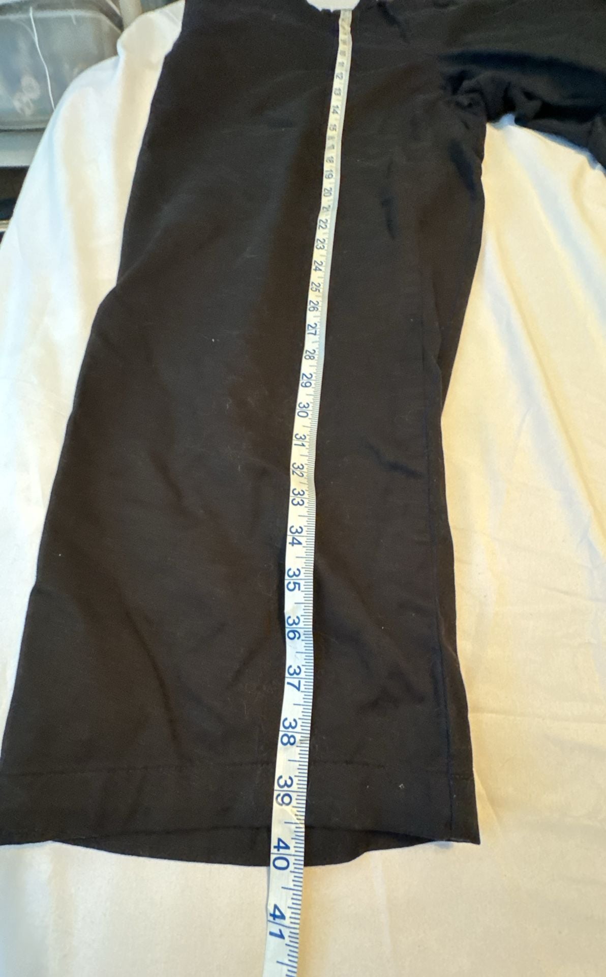 George Casual Pants Size 48x30 Black Stretch Cotton Blend 7