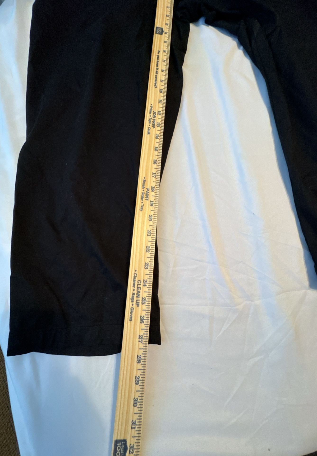 George Casual Pants Size 48x30 Black Stretch Cotton Blend 6
