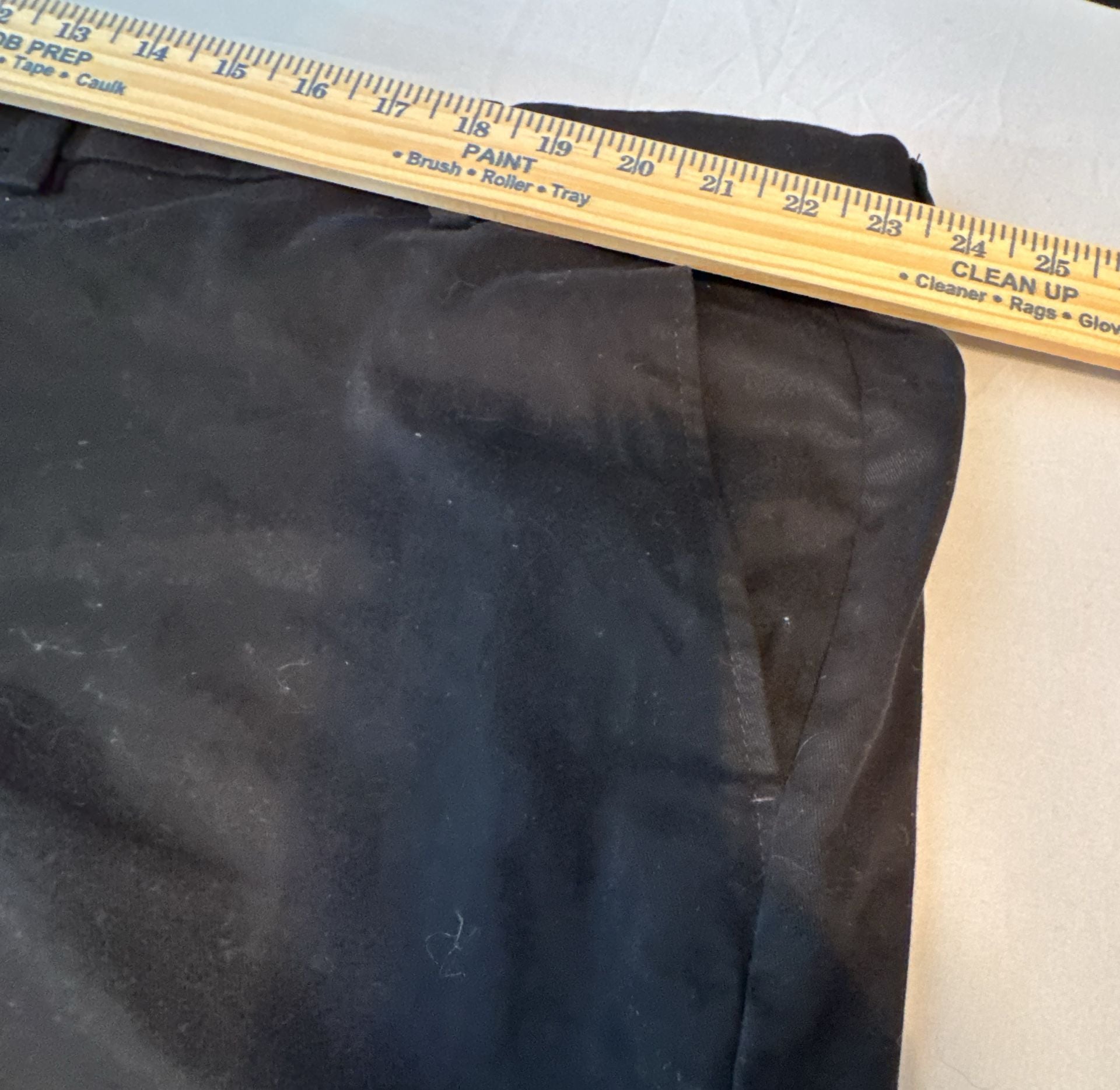 George Casual Pants Size 48x30 Black Stretch Cotton Blend 5