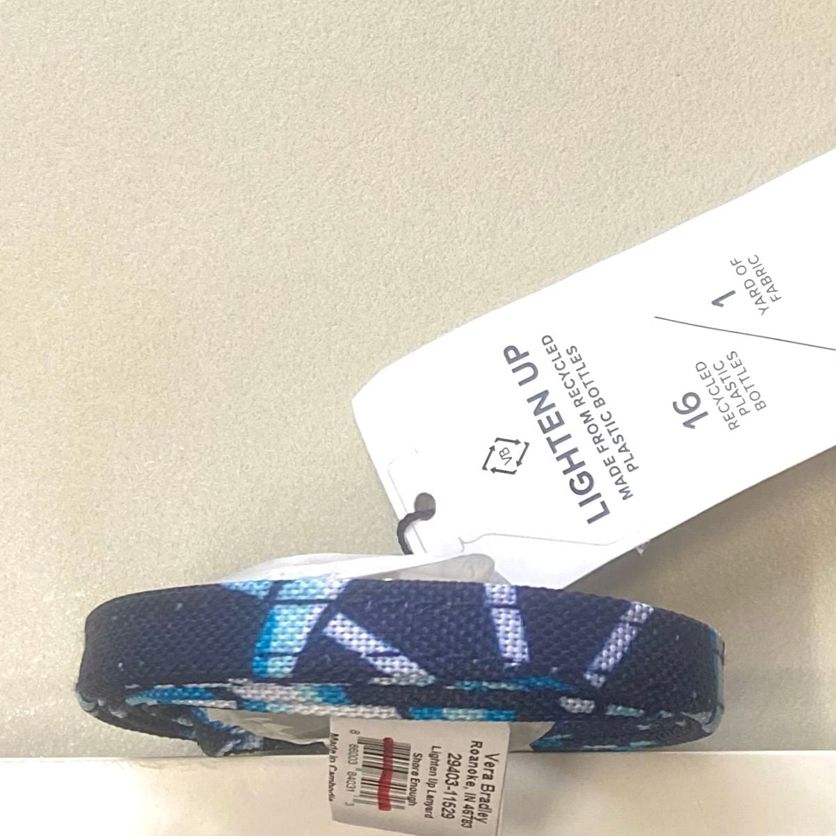 Vera Bradley Lighten Up Lanyard Shore Enough NWT 2