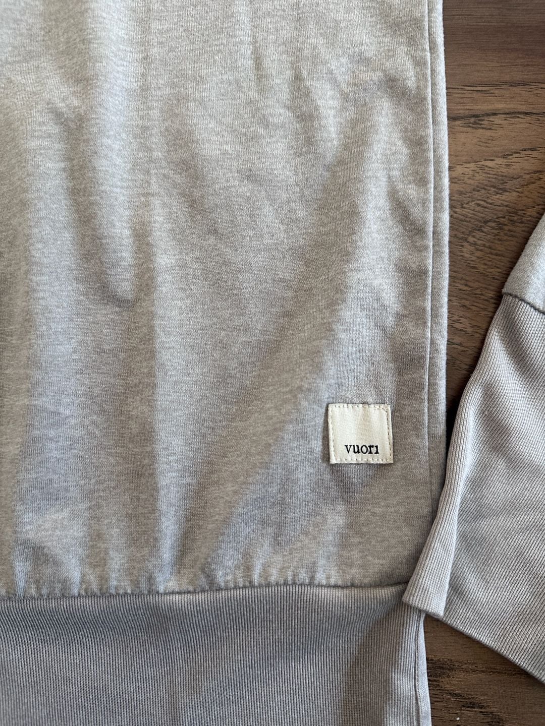Vuori Daydream Crew Light Heather Grey Long Sleeve Top 6