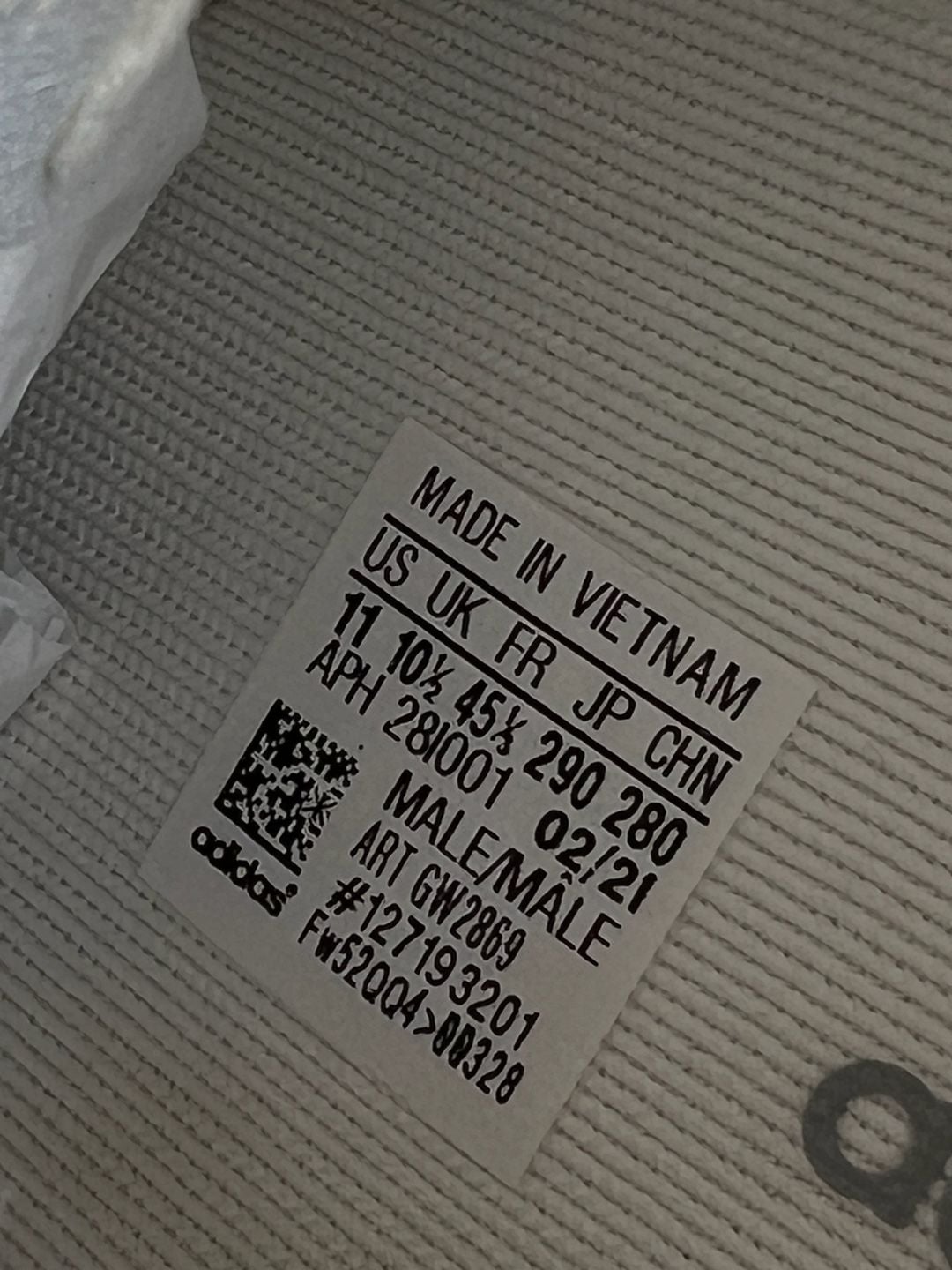 Adidas Yeezy Boost 350 V2 Size 11 Mono Ice GW2869 9
