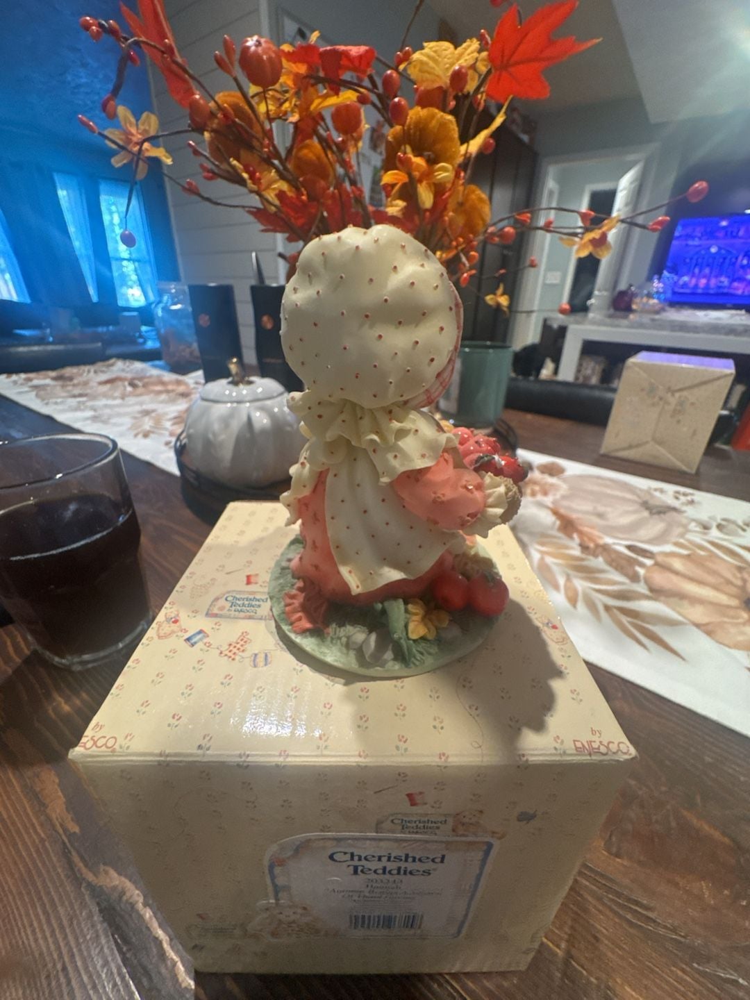 Cherished Teddies Hannah Autumn Brings A Season Of Thanksgiving Figurine 4