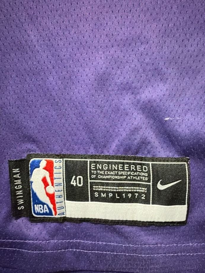 Nike Utah Jazz Mike Conley #10 Size 40 Purple Swingman Jersey 4