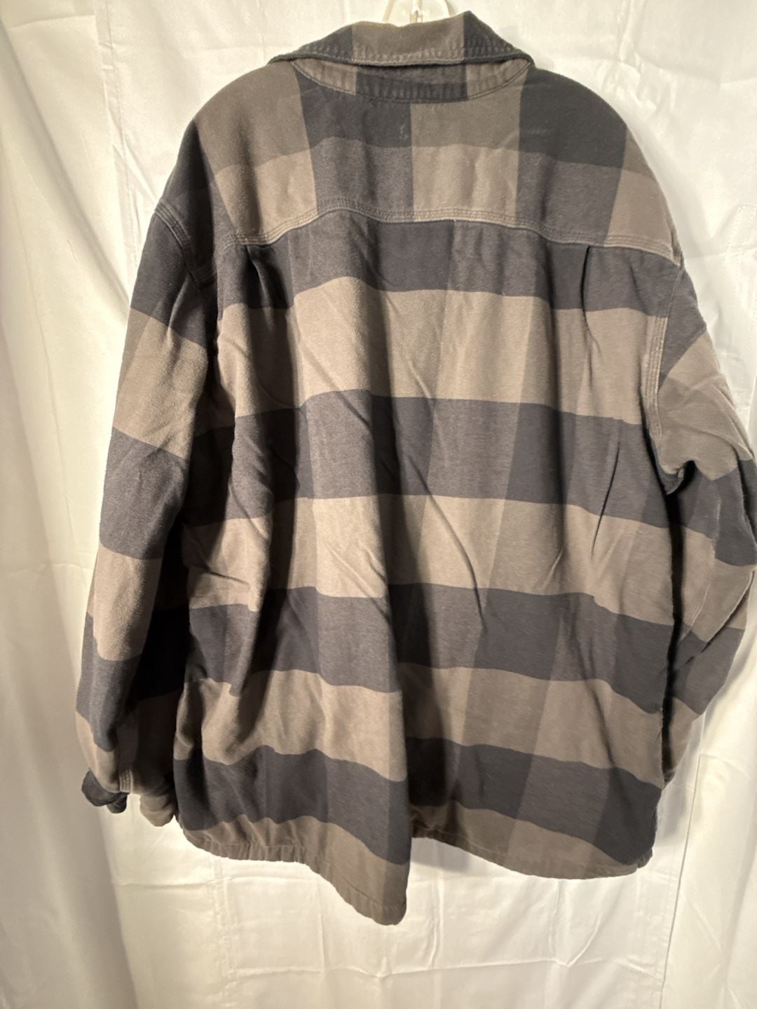 Carhartt Rugged Flex Hamilton Fleece Lined Shirt Jac Size 3XL Tall Plaid 8