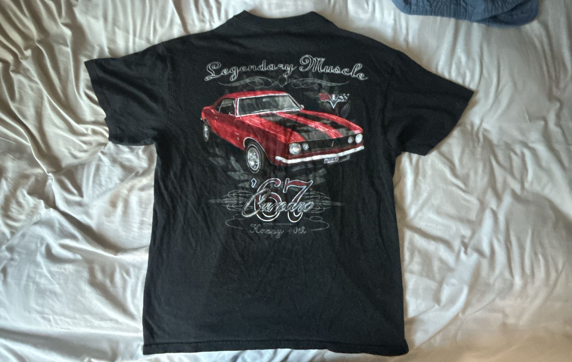 Chevrolet 1967 Camaro Legendary Muscle Car T-Shirt Black Graphic
Size M-L 3