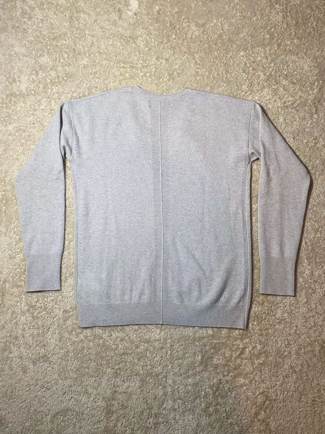 Banana Republic V-Neck Sweater Size S Gray Cashmere Yarn By Todd & Duncan 3