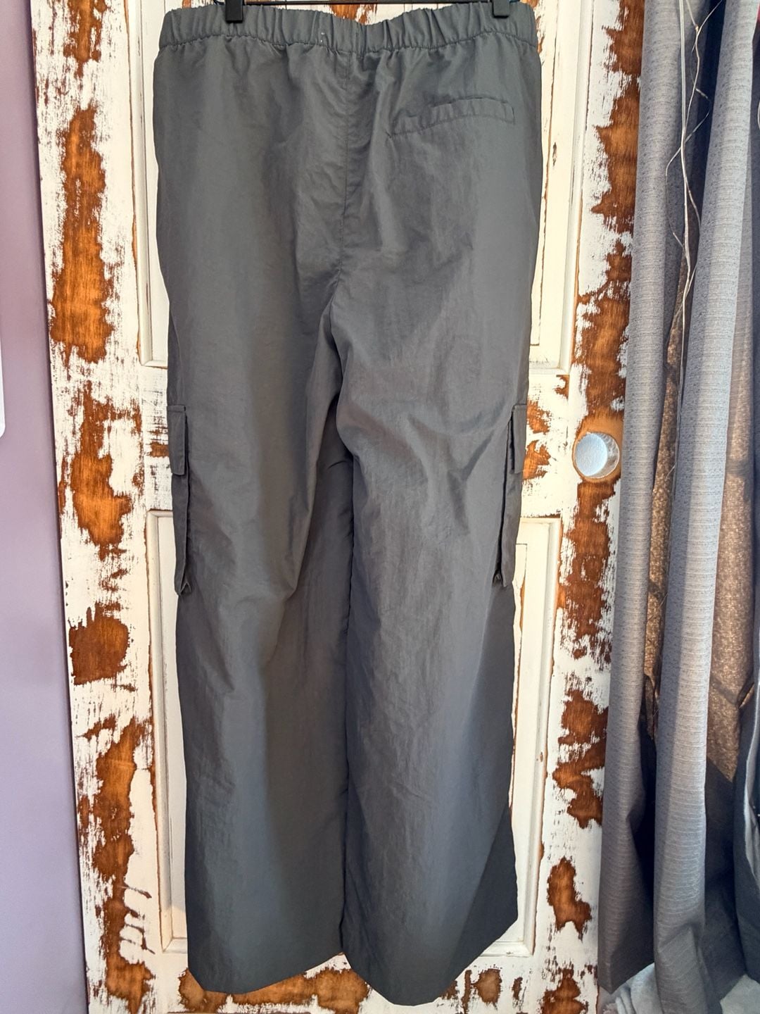 Wilo The Label Women’s Parachute Fly Cargo Pants Size S Gray NWT Gorpcore 3