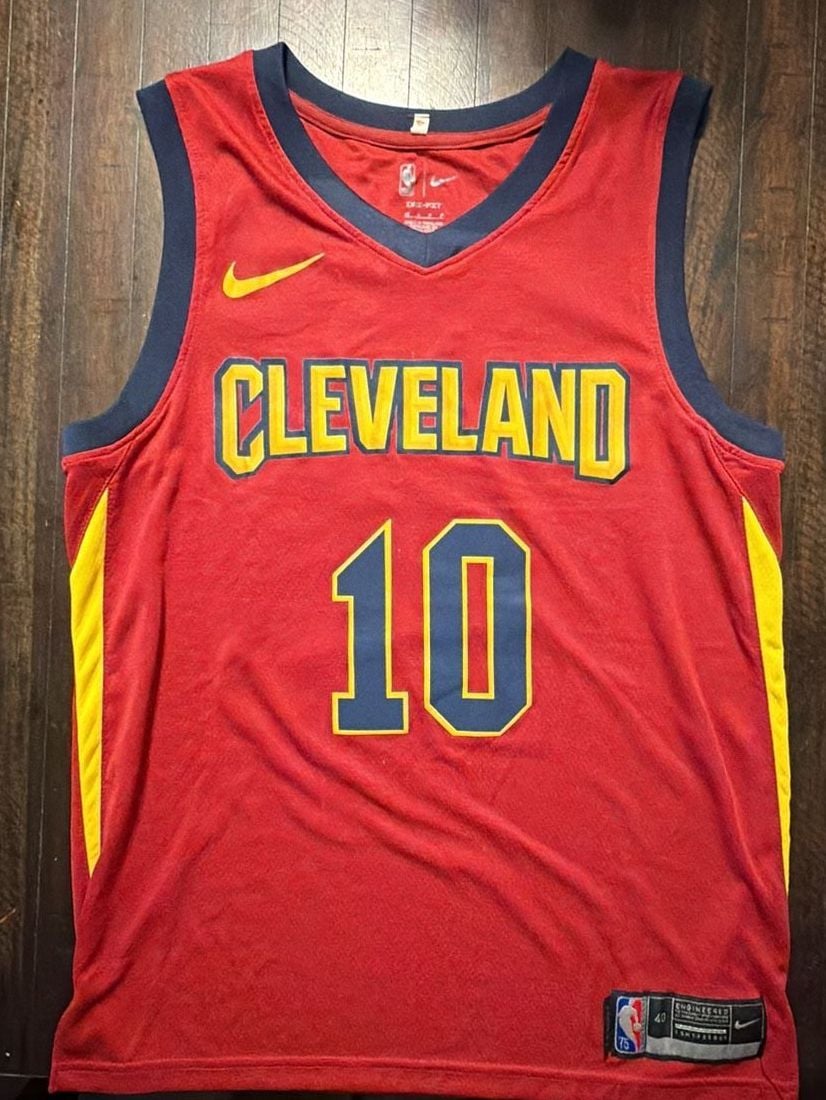 Nike Cleveland Cavaliers Darius Garland 10 Size S Swingman Jersey Red 3