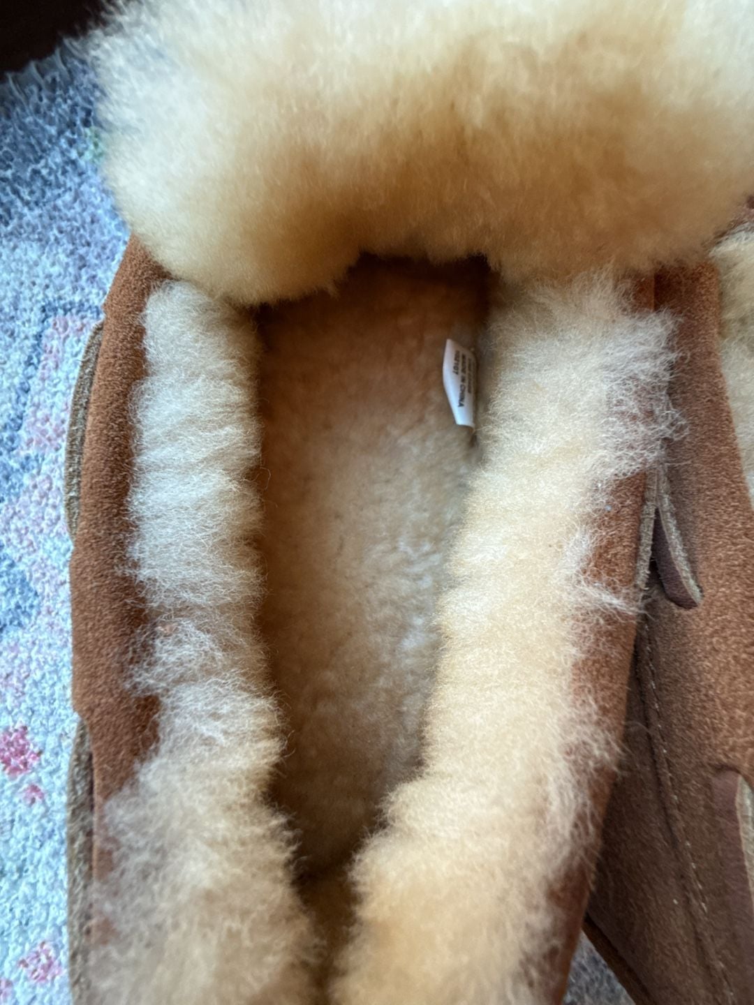 NWOT LL Bean Wicked Good Moccasin Size 8 Medium Brown Shearling Lined Slippers 9