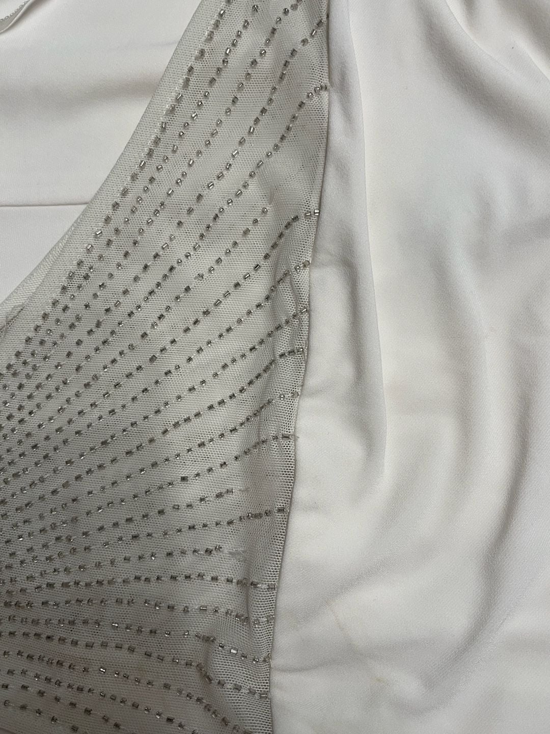NWT Lauren Ralph Lauren One Shoulder White Evening Dress Size 10 Ruched 9