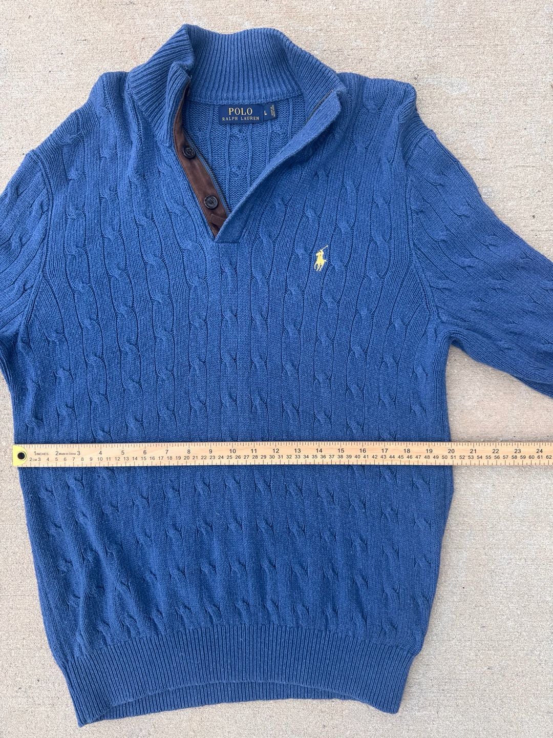 Vintage 90’s Rare Polo Ralph Lauren Festive Cable Knit Sweater 100% Tussah Silk 9