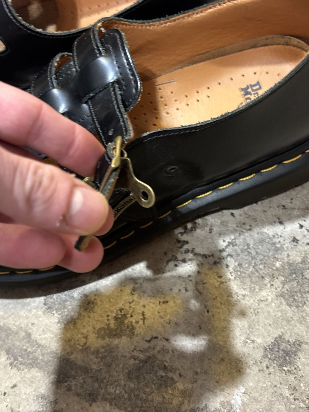 Dr. Martens 8065 Smooth Leather Mary Jane Shoes Black 4