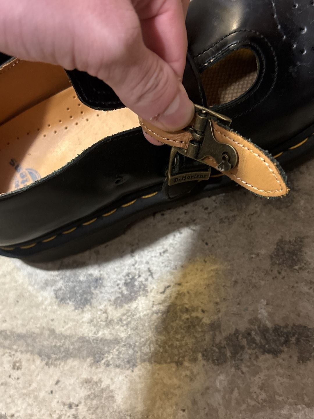 Dr. Martens 8065 Smooth Leather Mary Jane Shoes Black 5