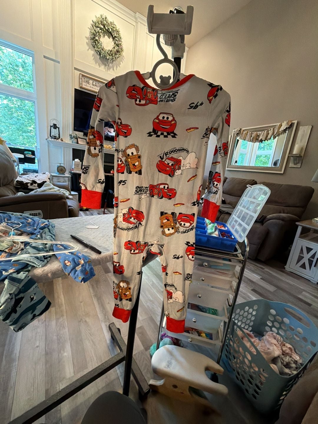 Disney Cars Lightning McQueen and Mater Lightweight Viscose Pajama Sleeper 3