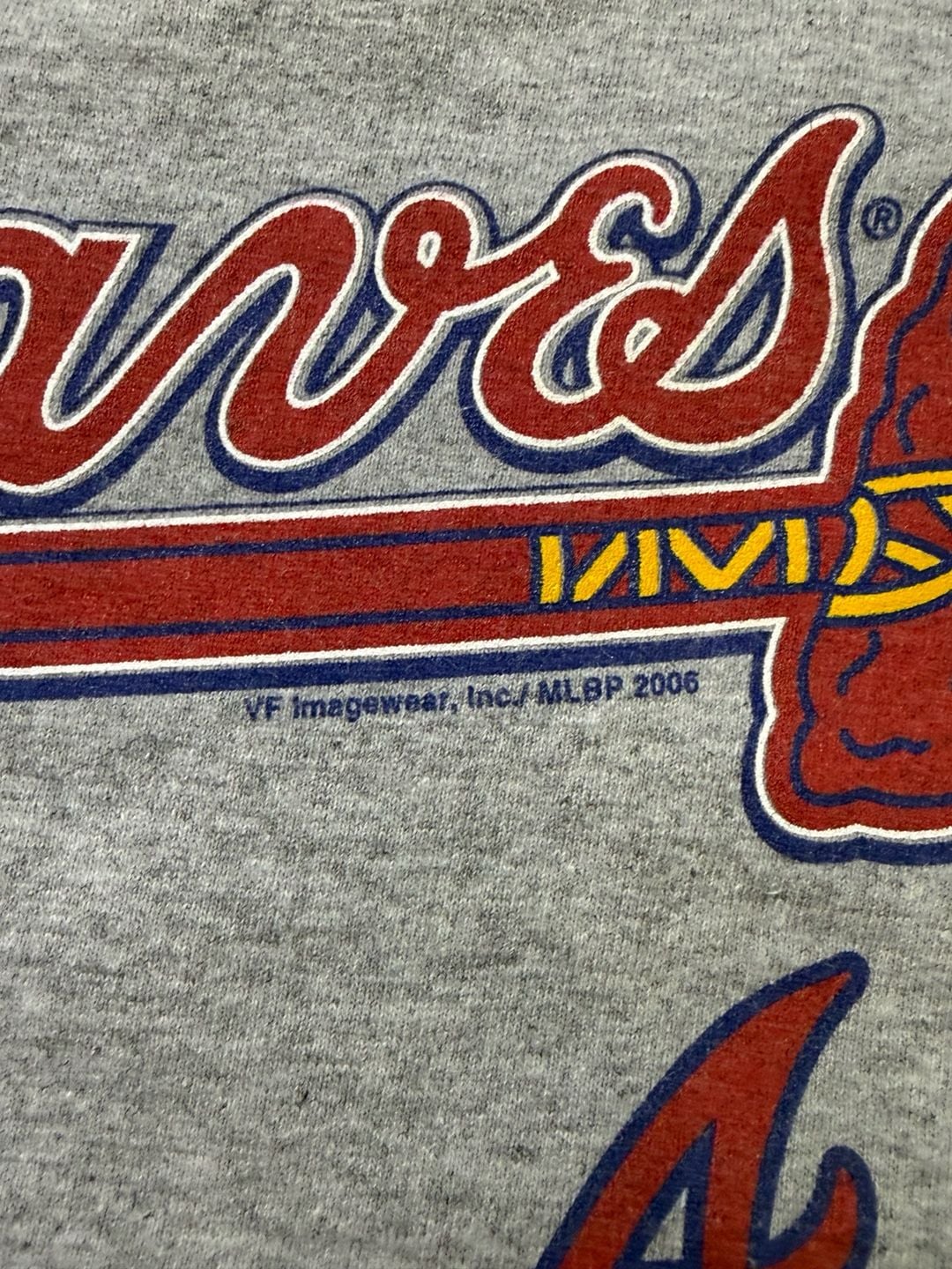 Vintage Atlanta Braves 3/4 sleeve T-Shirt 2006 Size 2XL 4