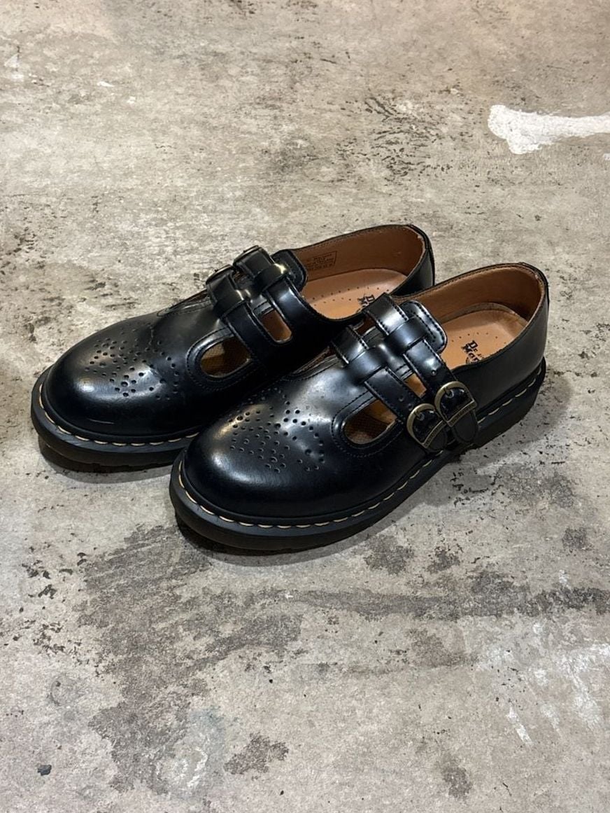 Dr. Martens 8065 Smooth Leather Mary Jane Shoes Black 3