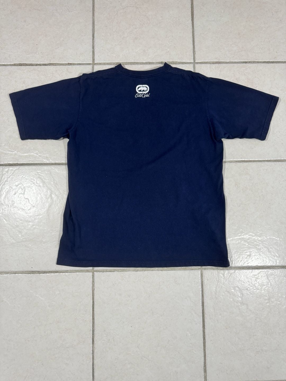 Ecko Unltd The Classic T-Shirt Size 2XL Navy Blue Graphic Tee Y2K 7