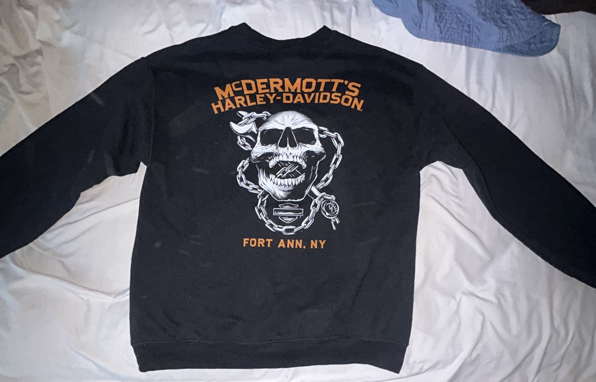 Harley-Davidson McDermott's Fort Ann NY Black Sweatshirt 3