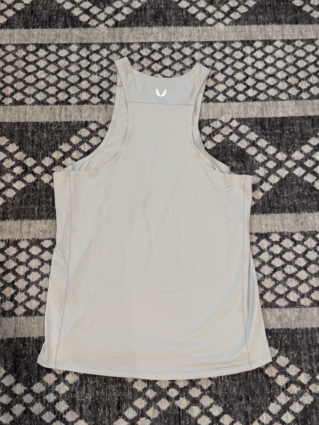 ASRV Tank Top Size M Gray Training Athletic Singlet 3