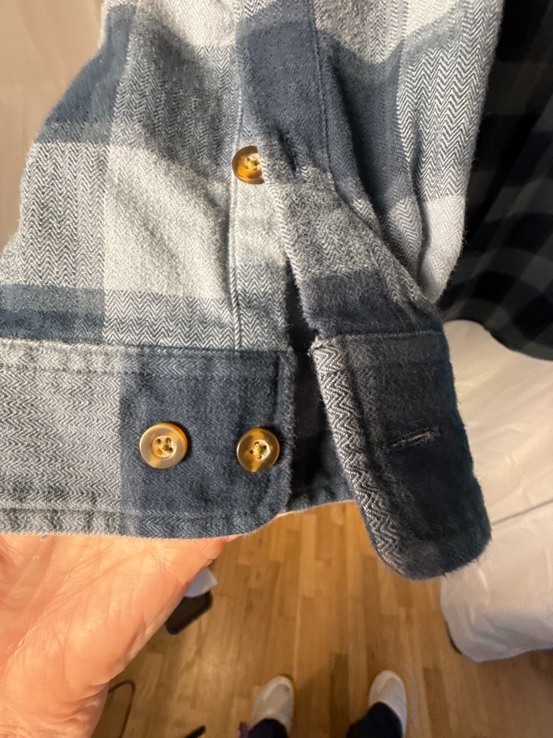 Carhartt Hubbard Plaid Flannel Shirt Size 2XL Blue Original Fit 6
