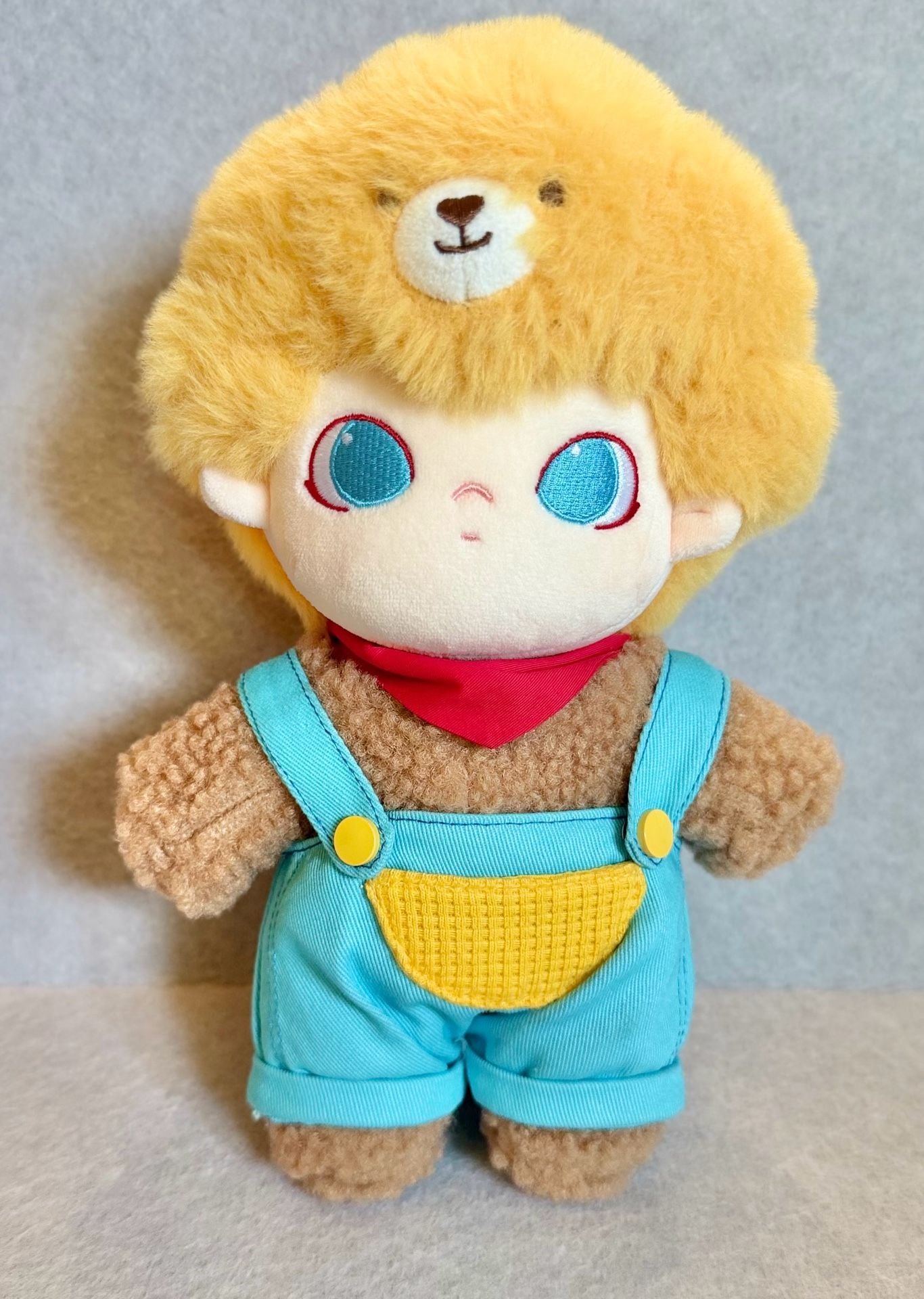 POP MART DIMOO WORLD Dating Series 20cm Cotton Doll Bear Hat Plush 1