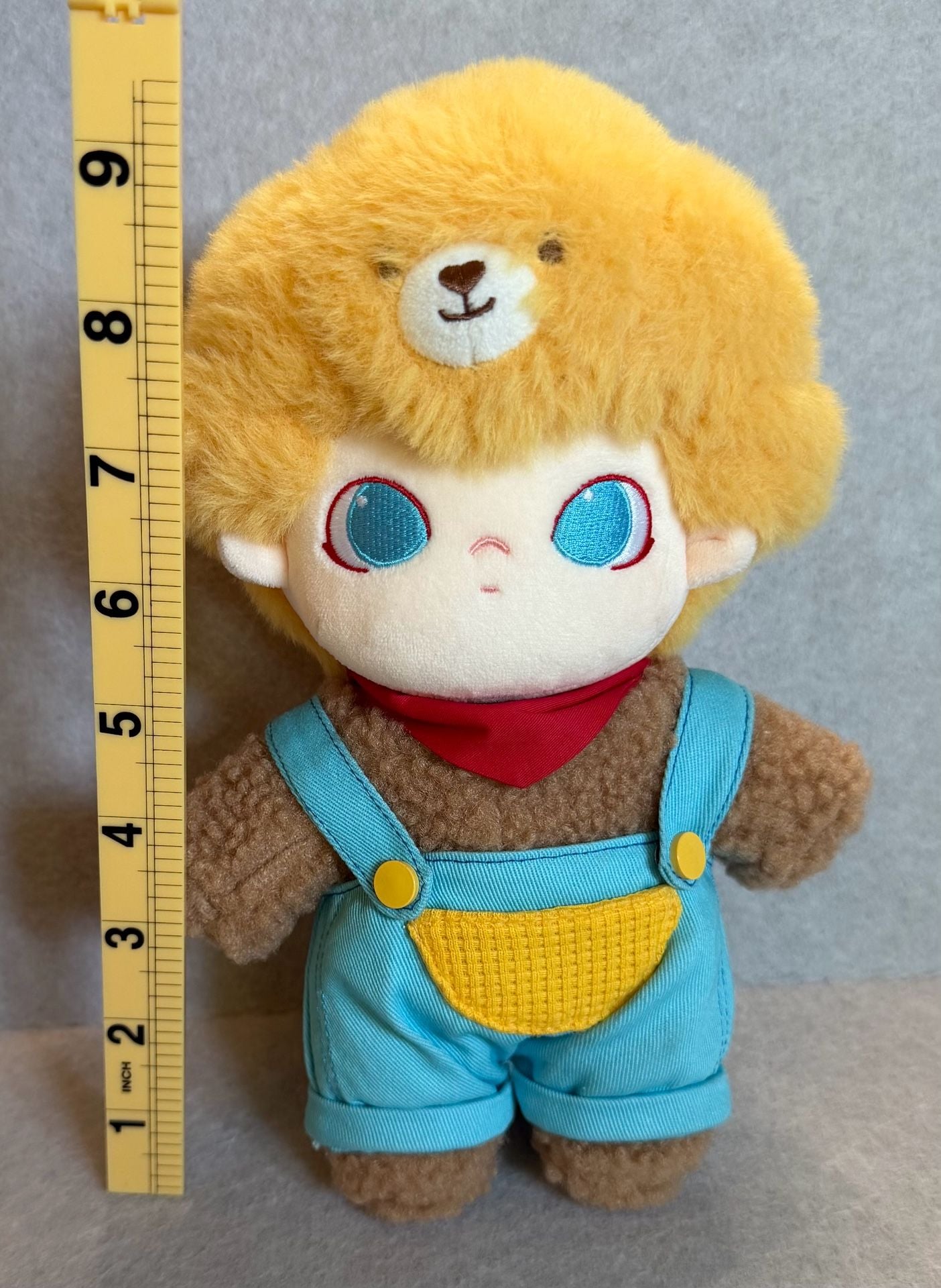 POP MART DIMOO WORLD Dating Series 20cm Cotton Doll Bear Hat Plush 3