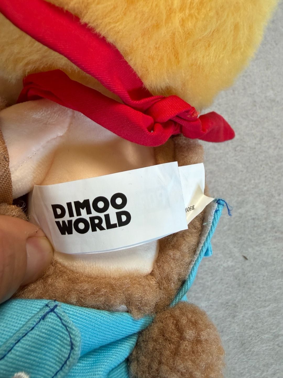 POP MART DIMOO WORLD Dating Series 20cm Cotton Doll Bear Hat Plush 5