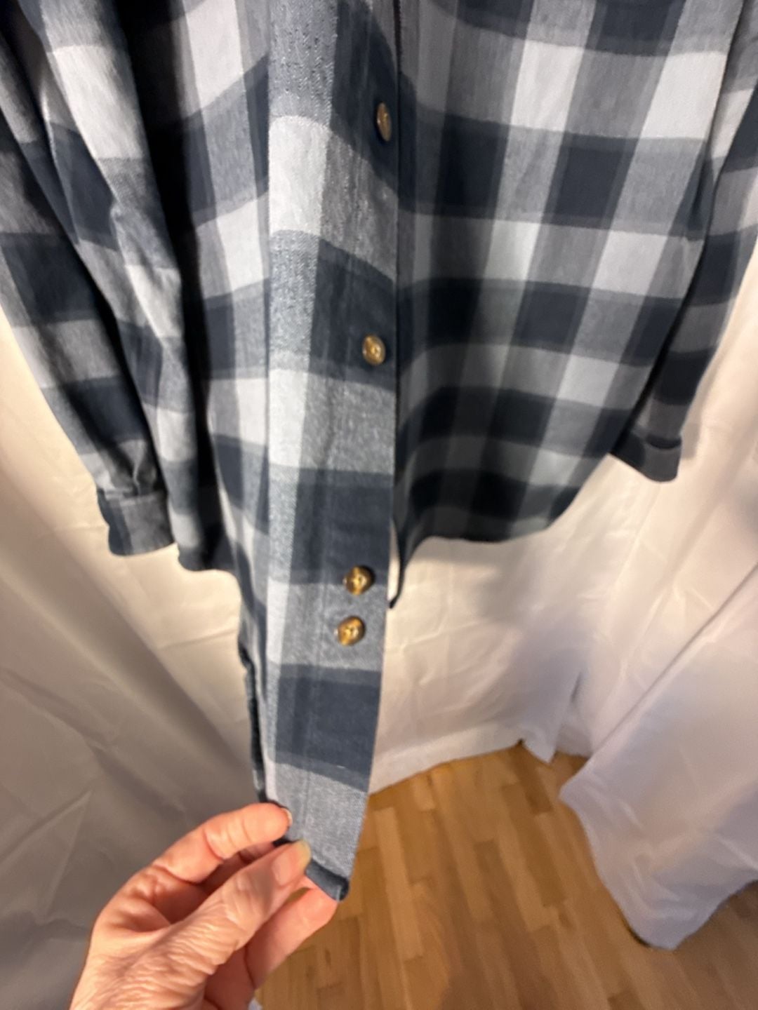 Carhartt Hubbard Plaid Flannel Shirt Size 2XL Blue Original Fit 7