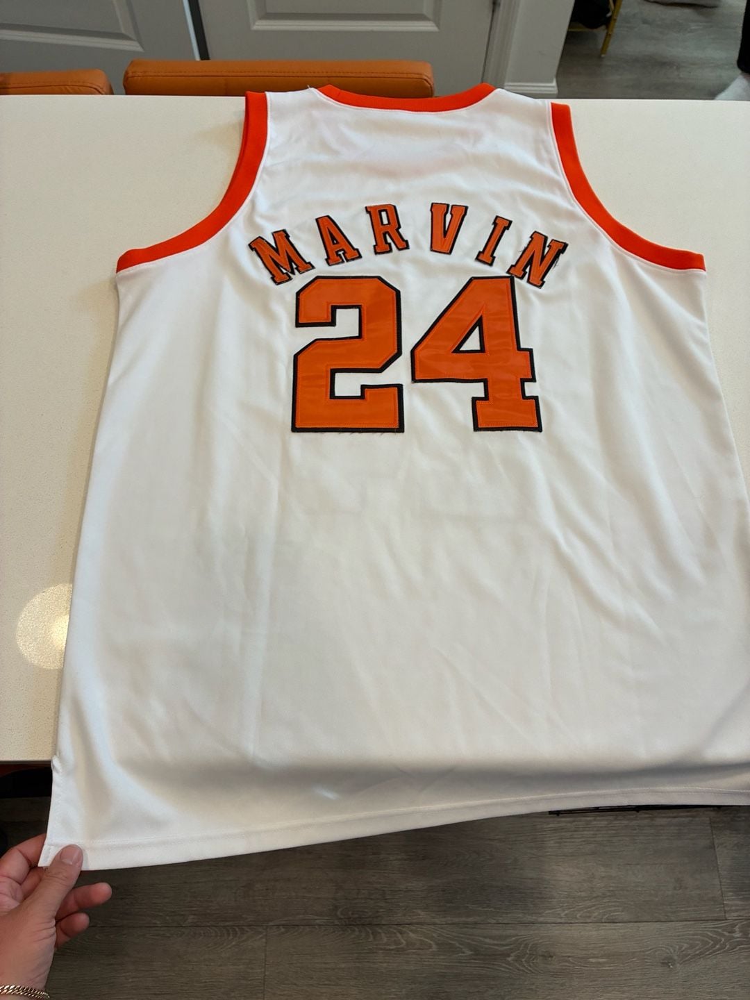 Mitchell & Ness Spirits St Louis 24 Marvin Jersey Size 54 2