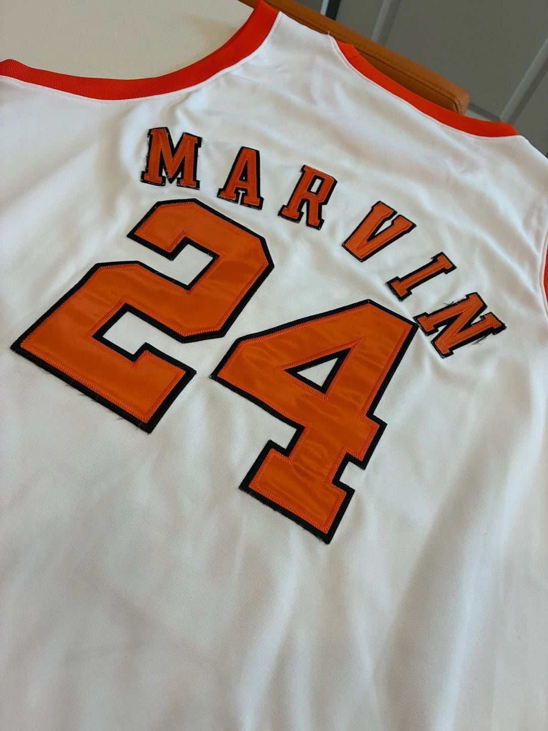 Mitchell & Ness Spirits St Louis 24 Marvin Jersey Size 54 4