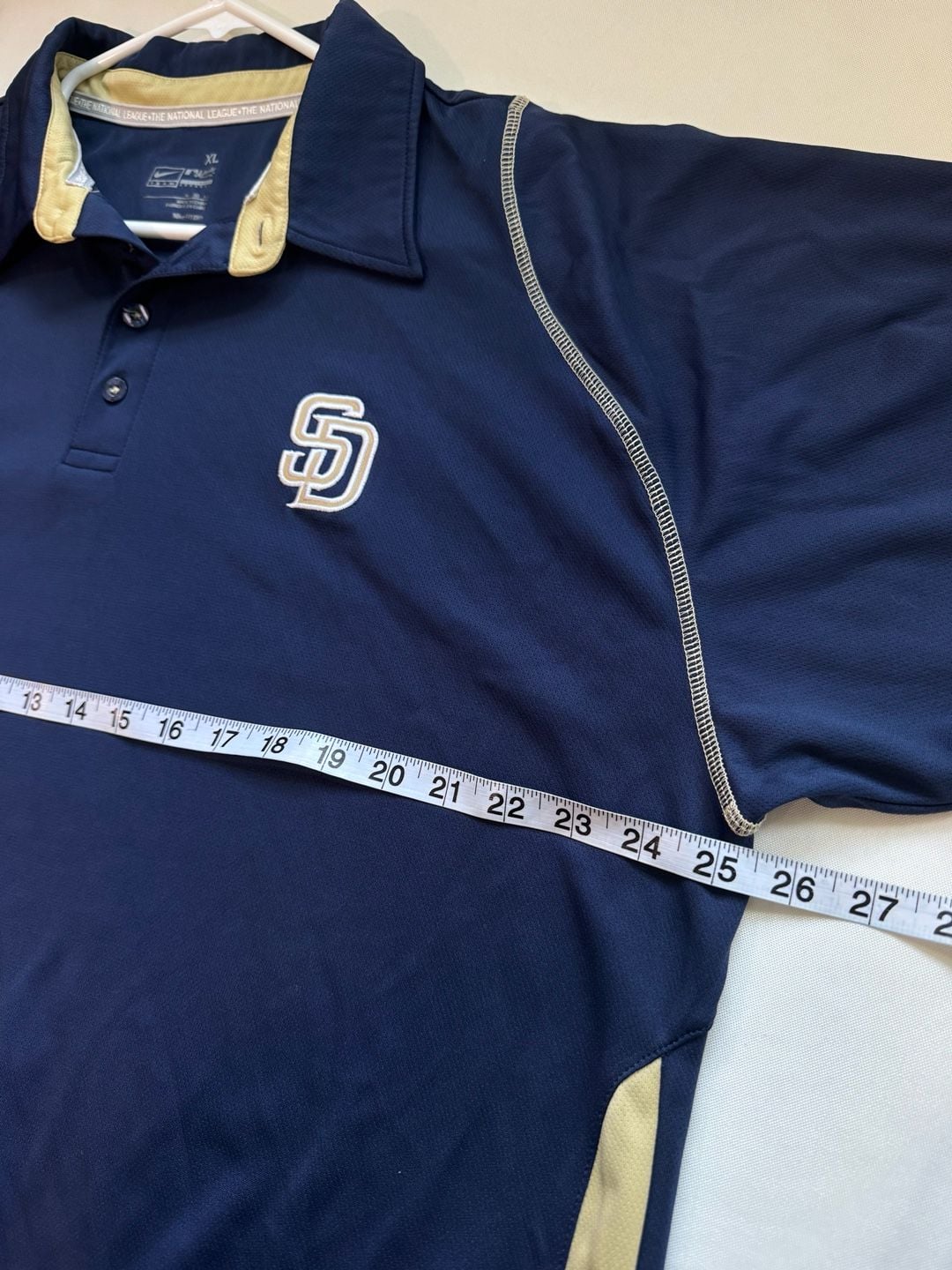 Nike San Diego Padres MLB Authentic Collection Dri-FIT Polo Navy Men’s XL 5