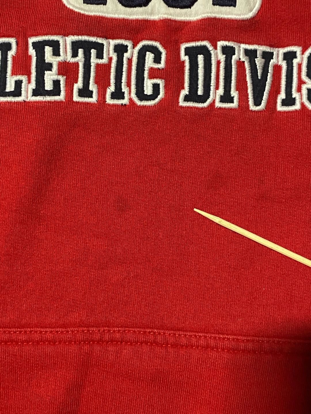 Vintage Aeropostale Athletic Division 1987 Embroidered Hoodie Men’s Size XL Red  9