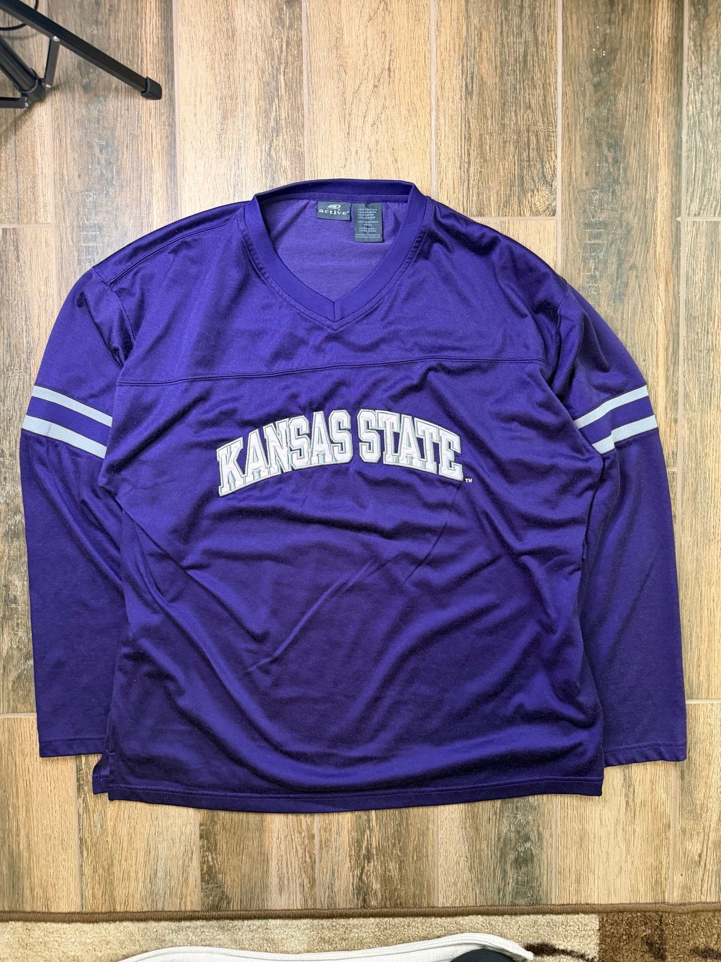 Vintage Kansas State Wildcats Jersey Size Extra Large Purple Long Sleeve 3