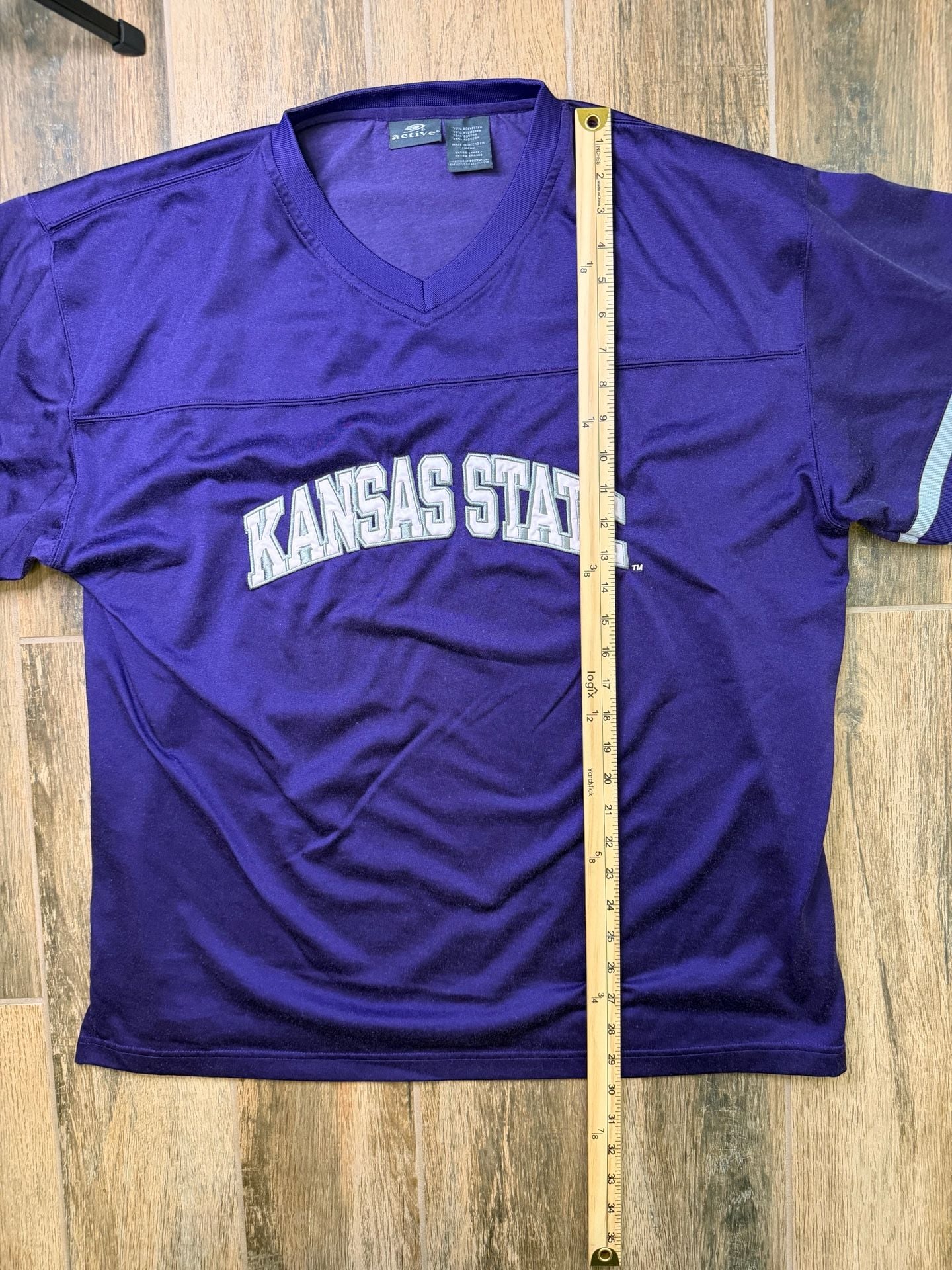 Vintage Kansas State Wildcats Jersey Size Extra Large Purple Long Sleeve 6