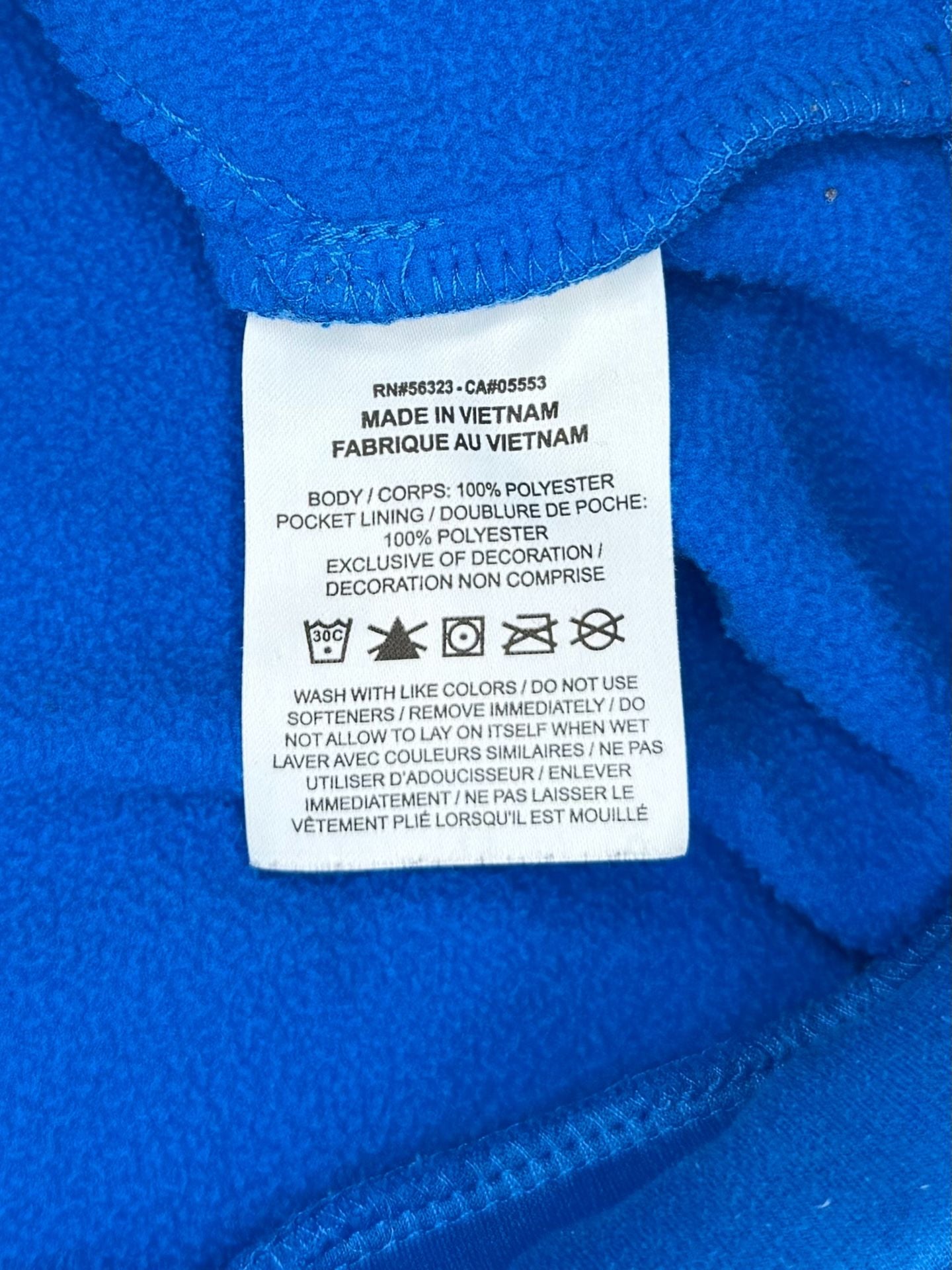 Nike Dri-FIT KO 3.0 Performance Pullover Hoodie Size M Blue White Big Swoosh 5
