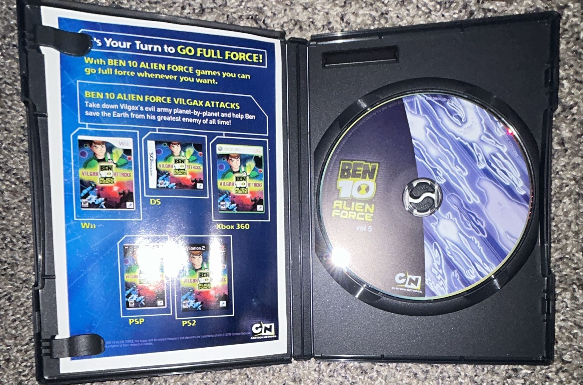 Cartoon Network Ben 10 Alien Force Vol 5 DVD 3