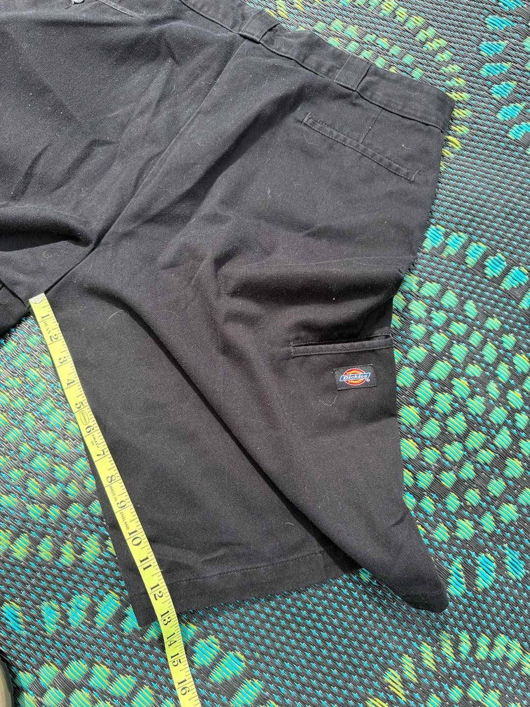 Dickies Loose Fit Work Shorts Size 38 Black Twill 5